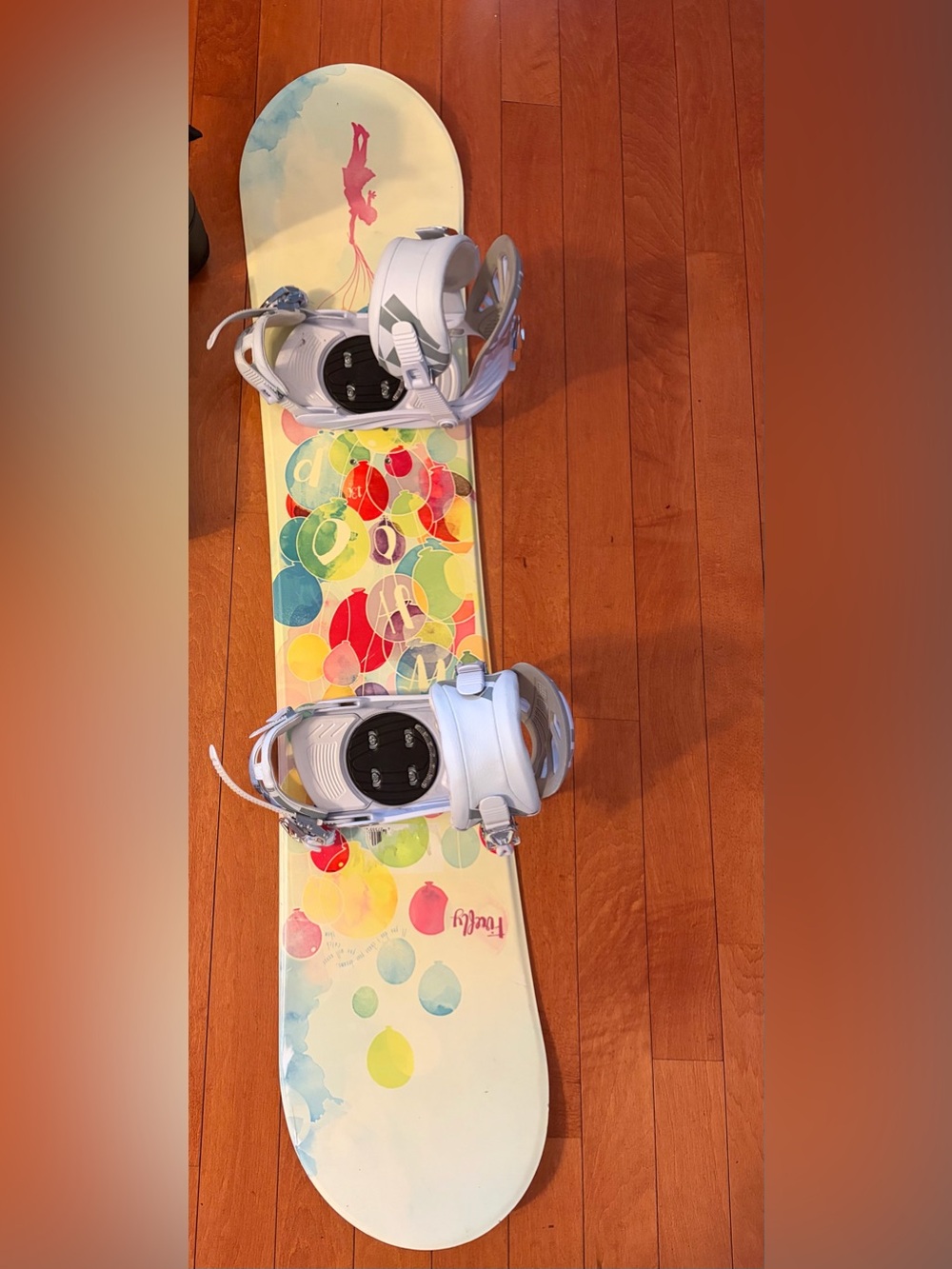 Women’s White Snowboard with Colorful Graphic - Firefly
Brand